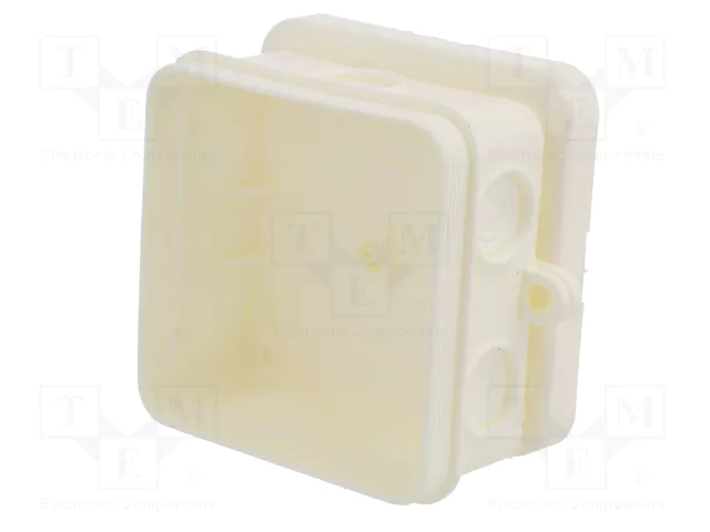 OBO Bettermann OBO A 8 HF RW Caja de derivación de cables 75x75x36 mm PE blanco RAL9010 OBO Bettermann OBO A 8 HF RW Caja de derivación de cables 75x75x36 mm PE blanco RAL9010