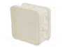 OBO Bettermann OBO A 8 HF RW Caja de derivación de cables 75x75x36 mm PE blanco RAL9010