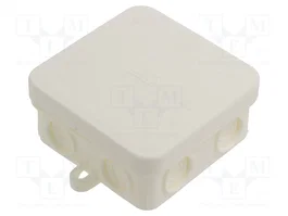 OBO Bettermann OBO A 8 HF RW Caja de derivación de cables 75x75x36 mm PE blanco RAL9010