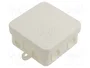OBO Bettermann OBO A 8 HF RW Caja de derivación de cables 75x75x36 mm PE blanco RAL9010