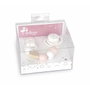 Muñecas Arias Set de Chupete con Cadena de Madera y Pinza Blanca