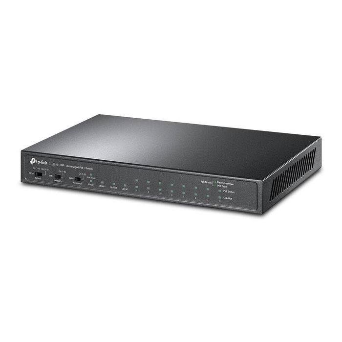 TP-Link TL-SL1311MP Switch No Administrado con 8 Puertos PoE+ TP-Link TL-SL1311MP Switch No Administrado con 8 Puertos PoE+