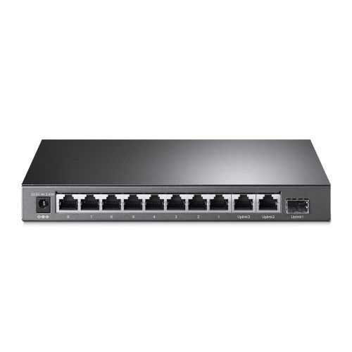 TP-Link TL-SL1311MP Switch No Administrado 10 Puertos Fast Ethernet (10/100) PoE Negro