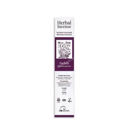 BIOAROMA Incienso Pachuli Ayurveda Ecológico Certificado ICEA 5 Packs x 12 Unidades Aromaterapia Natural
