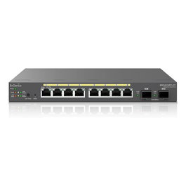 EnGenius EWS2910FP-FIT Switch Gestionado L2/L3 con 8 Puertos Gigabit PoE af/at(+) 130W y 2 Puertos SFP, 20 Gbit/s de Capacidad de Conmutación