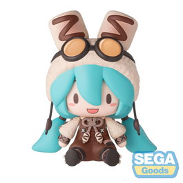 Character Vocal Series 01: Hatsune Miku Figura Fuwa Petit Chibi PVC Hatsune Miku Marshmallow Hot Cocoa 10 cm
