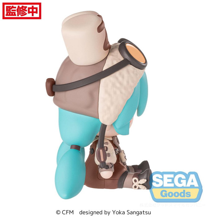 Character Vocal Series 01: Hatsune Miku Figura Fuwa Petit Chibi PVC Hatsune Miku Marshmallow Hot Cocoa 10 cm