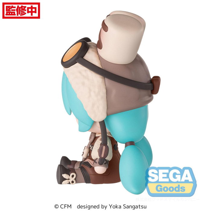 Character Vocal Series 01: Hatsune Miku Figura Fuwa Petit Chibi PVC Hatsune Miku Marshmallow Hot Cocoa 10 cm
