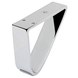 Q&Q Pata Metálica Tara para Sofá H115 Cromo 11,5 cm - Pata de Mueble de Hierro