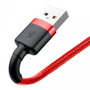 Baseus Cable Cafule Lightning USB 1,5A 2m Rojo