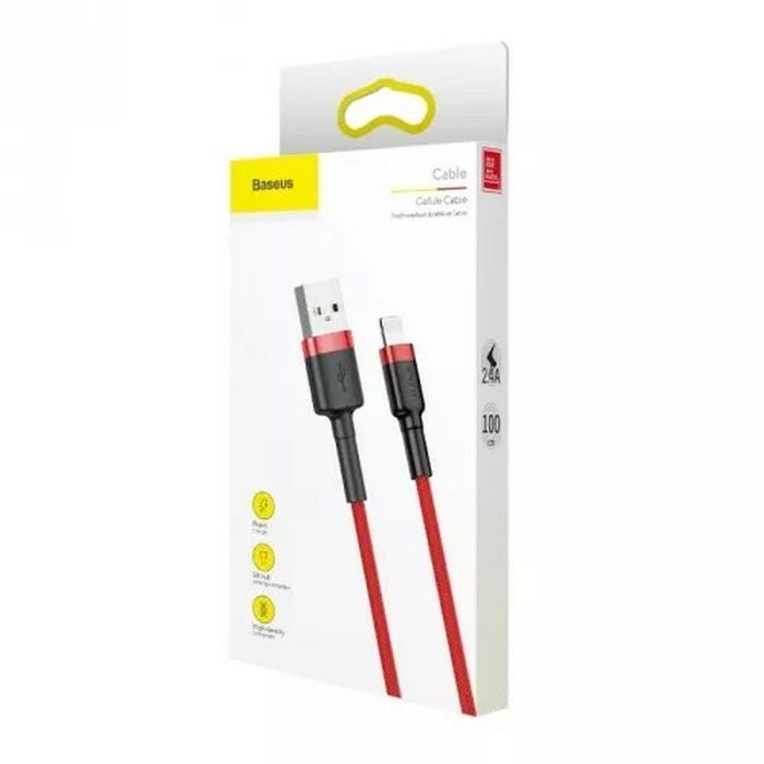 Baseus Cable Cafule Lightning USB 1,5A 2m Rojo