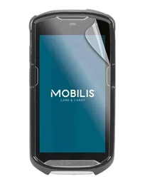 Mobilis 036156 Protector de pantalla para Zebra TC 51/52/56/57, Transparente, Resistente a rayones, Golpes y Polvo