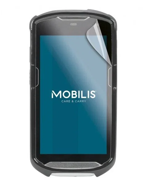 Mobilis 036156 Protector de Pantalla para Zebra TC51 TC52 TC56 TC57 - Transparente 6H Resistente a Rayones, Polvo y Golpes