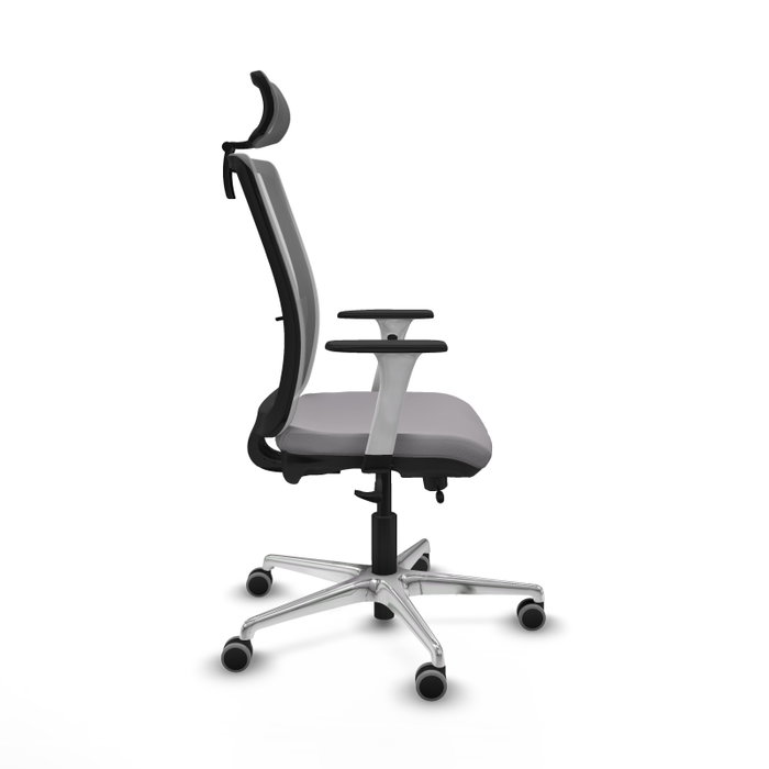 PIQUERAS Y CRESPO Silla de oficina Haches Gris con Mecanismo Sincro/Traslack PIQUERAS Y CRESPO Silla de oficina Haches Gris con Mecanismo Sincro/Traslack