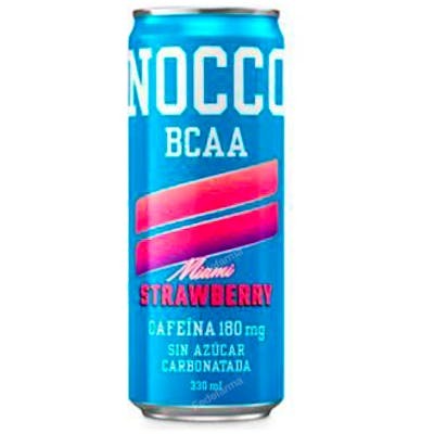 NOCCO Bebida Energética BCAA Miami Fresa 330 ml