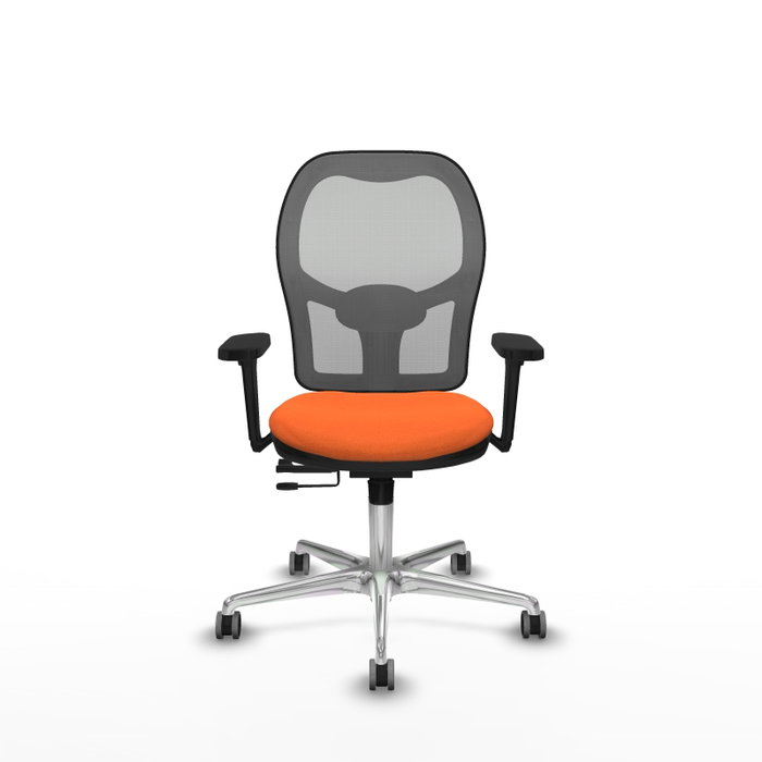 PIQUERAS Y CRESPO Silla de oficina Jorquera Naranja y Gris