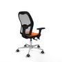 PIQUERAS Y CRESPO Silla de oficina Jorquera Naranja y Gris