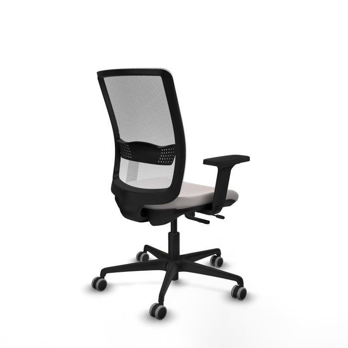 PIQUERAS Y CRESPO Silla de oficina Haches Blanca con mecanismo Sincro/Traslack PIQUERAS Y CRESPO Silla de oficina Haches Blanca con mecanismo Sincro/Traslack