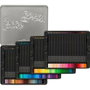 Faber Castell Black Edition Lápices de Colores, Estuche Metálico, 100 unidades, Colores Surtidos