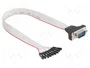 DeLOCK 90853 Cable serie plano RS-232 de 30 cm