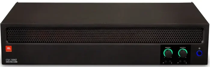 JBLPRO DriveCore 2 x 300W Amplificador de 2 Canales, 1U, RCA, Euroblock, 70V/100V, Compatible con CSR-V
