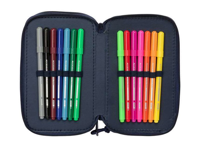 Safta Plumier Triple New Edition 37 Piezas 12,5x19,5x5,5 cm