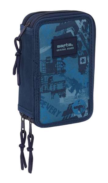 Safta Plumier Triple New Edition 37 Piezas 12,5x19,5x5,5 cm