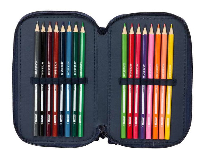 Safta Plumier Triple New Edition 37 Piezas 12,5x19,5x5,5 cm