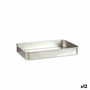 Rustidera Kinvara Plateado Aluminio 32 x 7 x 51,5 cm 51,5 x 7 x 32 cm 51,5 x 7,5 x 32 cm (12 Unidades)
