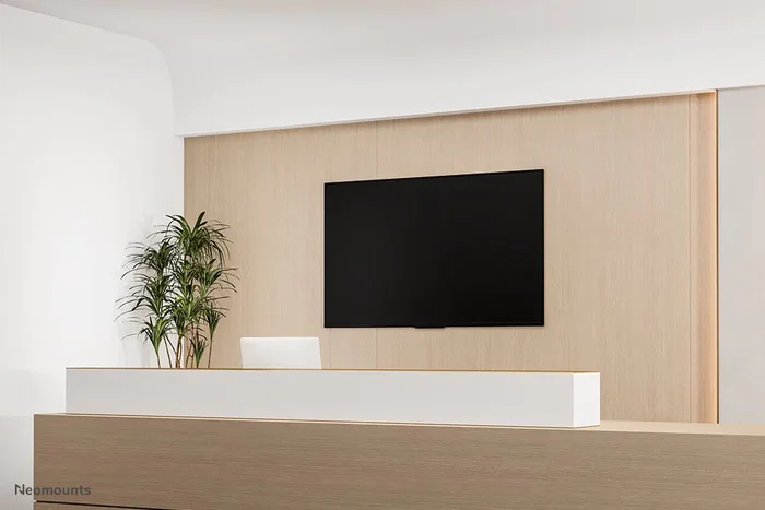 Neomounts WL30-265BL1 Soporte para TV de Pared Ultrafino (3-7.5 mm) para Pantallas Samsung de 43" a 85", hasta 60 kg, Negro