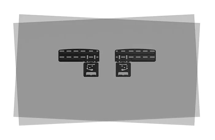 Neomounts WL30-265BL1 Soporte para TV de Pared Ultrafino (3-7.5 mm) para Pantallas Samsung de 43" a 85", hasta 60 kg, Negro