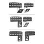 Neomounts Soporte de suelo-techo para TV WL30-265BL1, negro, hasta 85 pulgadas