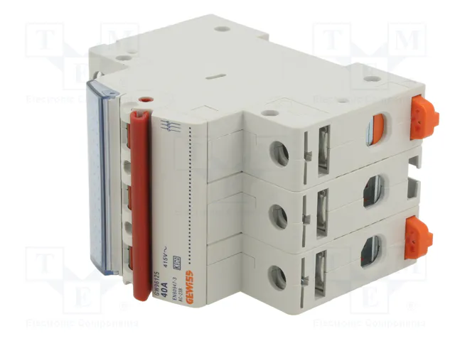 GEWISS Interruptor de aislamiento 3 polos 40A 415VAC GEWISS Interruptor de aislamiento 3 polos 40A 415VAC