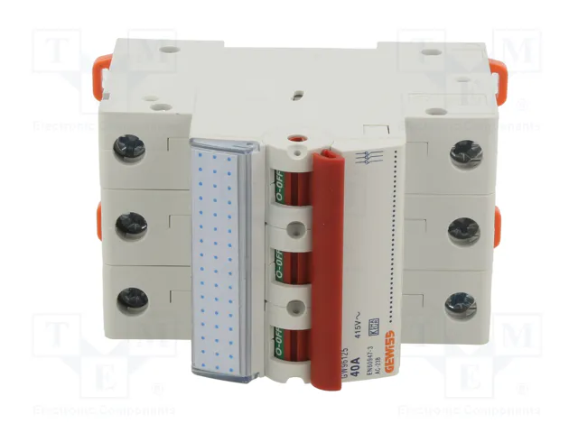 GEWISS Interruptor de aislamiento 3 polos 40A 415VAC GEWISS Interruptor de aislamiento 3 polos 40A 415VAC