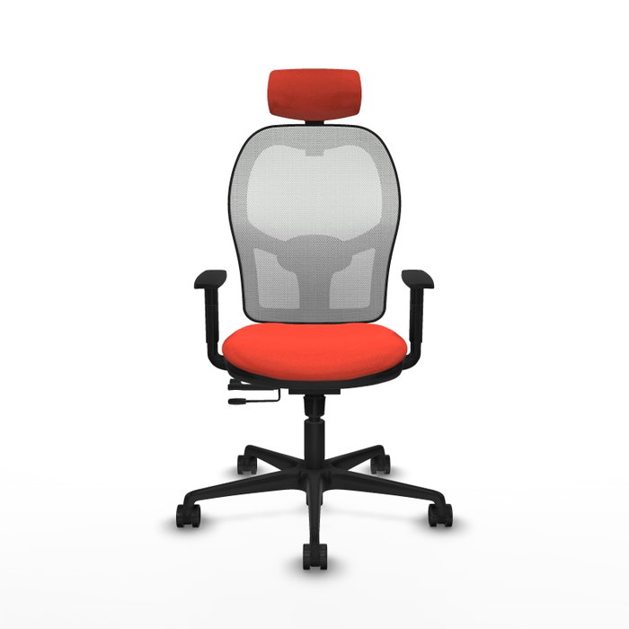 PIQUERAS Y CRESPO Silla de oficina Jorquera Naranja y Blanco PIQUERAS Y CRESPO Silla de oficina Jorquera Naranja y Blanco