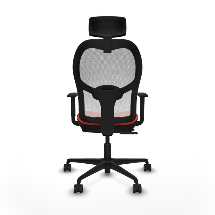 PIQUERAS Y CRESPO Silla de oficina Jorquera Naranja y Blanco PIQUERAS Y CRESPO Silla de oficina Jorquera Naranja y Blanco