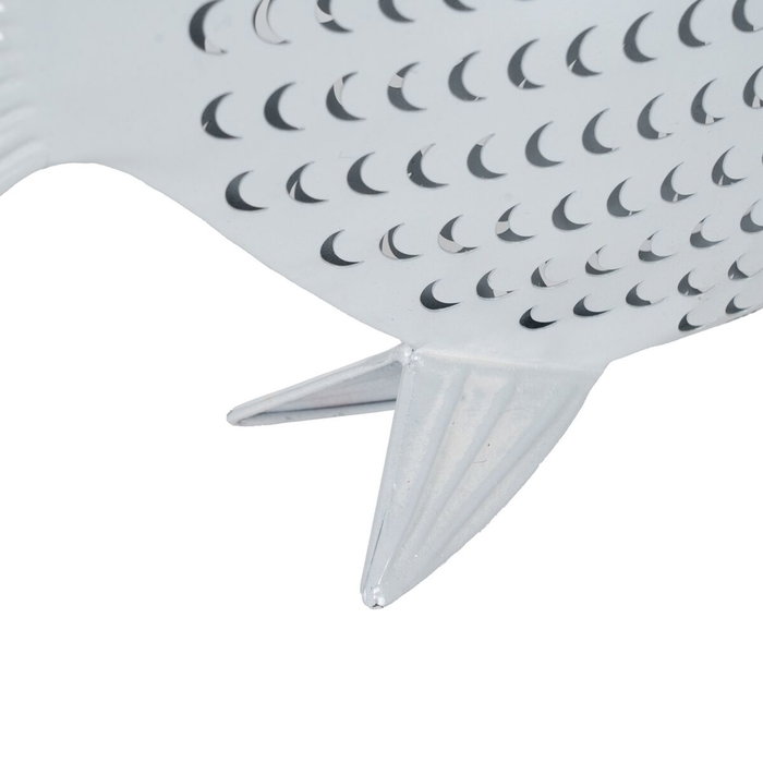 Ixia Figura de Pez Blanco en Metal 39 x 5 x 29 cm Ixia Figura de Pez Blanco en Metal 39 x 5 x 29 cm