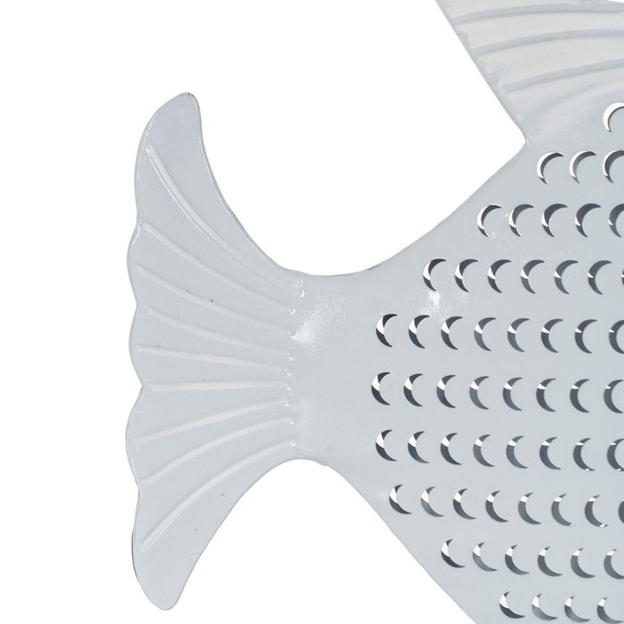 Ixia Figura de Pez Blanco en Metal 39 x 5 x 29 cm Ixia Figura de Pez Blanco en Metal 39 x 5 x 29 cm