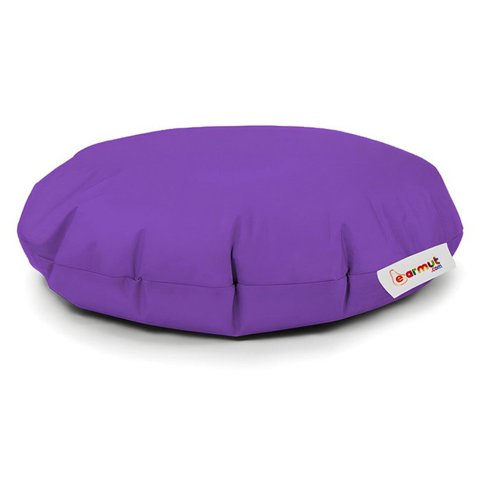 Atelier Del Sofa 100 Pouf Cojín Jardín Morado 100x100 cm Impermeable para Exterior
