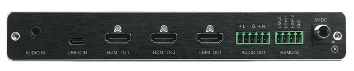 Kramer VP-451 Conmutador/Switch HDMI 4K UHD 2x1 con Audio y 2 Puertos USB - Negro Kramer VP-451 Conmutador/Switch HDMI 4K UHD 2x1 con Audio y 2 Puertos USB - Negro