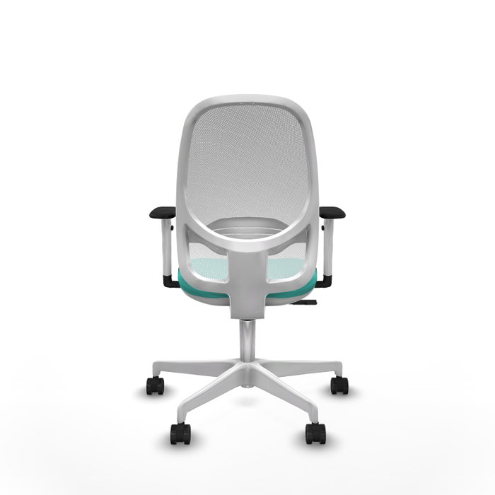 PIQUERAS Y CRESPO Silla de oficina Cilanco con mecanismo Sincro, Turquesa y Blanco PIQUERAS Y CRESPO Silla de oficina Cilanco con mecanismo Sincro, Turquesa y Blanco