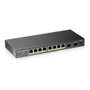 Zyxel GS1100-10HP v2 Switch No Administrado Gigabit con 8 Puertos PoE+ y 2 SFP