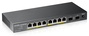 Zyxel GS1100-10HP v2 Switch No Administrado Gigabit con 8 Puertos PoE+ y 2 SFP