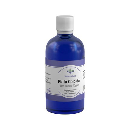 INTERNATURE Plata Coloidal 10ppm Uso Tópico 100 ml.