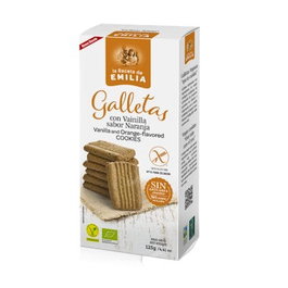 La Receta De Emilia Galletas Vainilla Sabor Naranja 125g