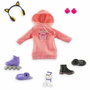 Corolle Muñeca de moda Melody Music & Mode de 28 cm con 4 accesorios