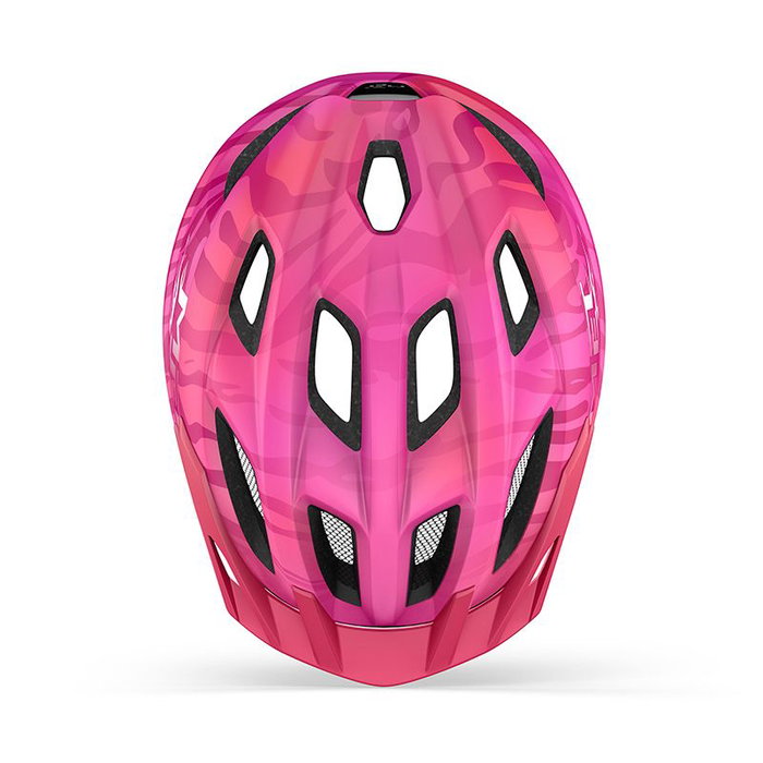 MET Crackerjack Casco Niños Unisex 52-57 cm con Visera Desmontable y Luz LED Integrada