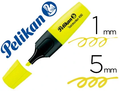 PELIKAN Textmarker 490 Amarillo (Set de 10)
