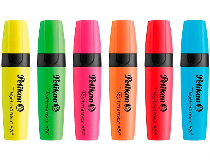 PELIKAN Textmarker 490 Amarillo (Set de 10)