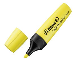 Marcador Fluor Pelikan Textmarker 490 Amarillo (814089) (Set de 10)
